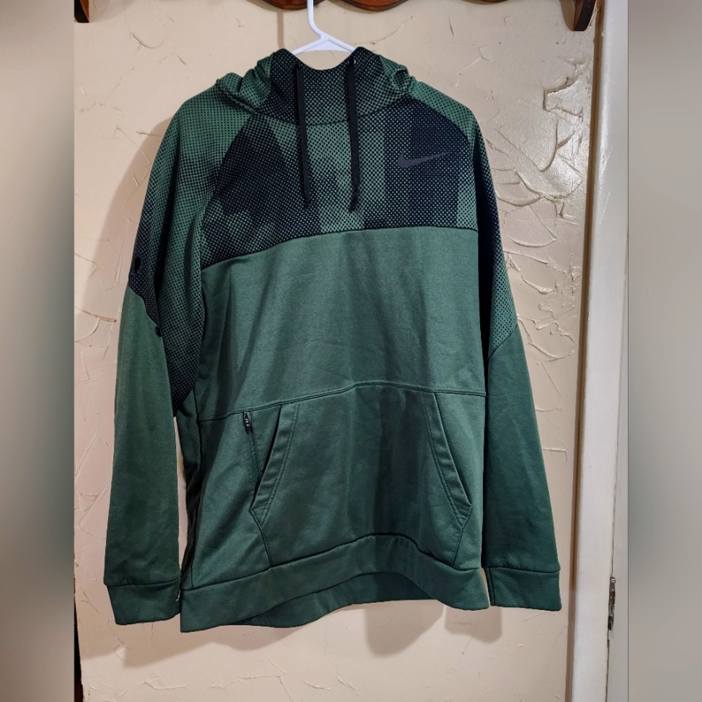 Nike pullover hoodie green size XL
